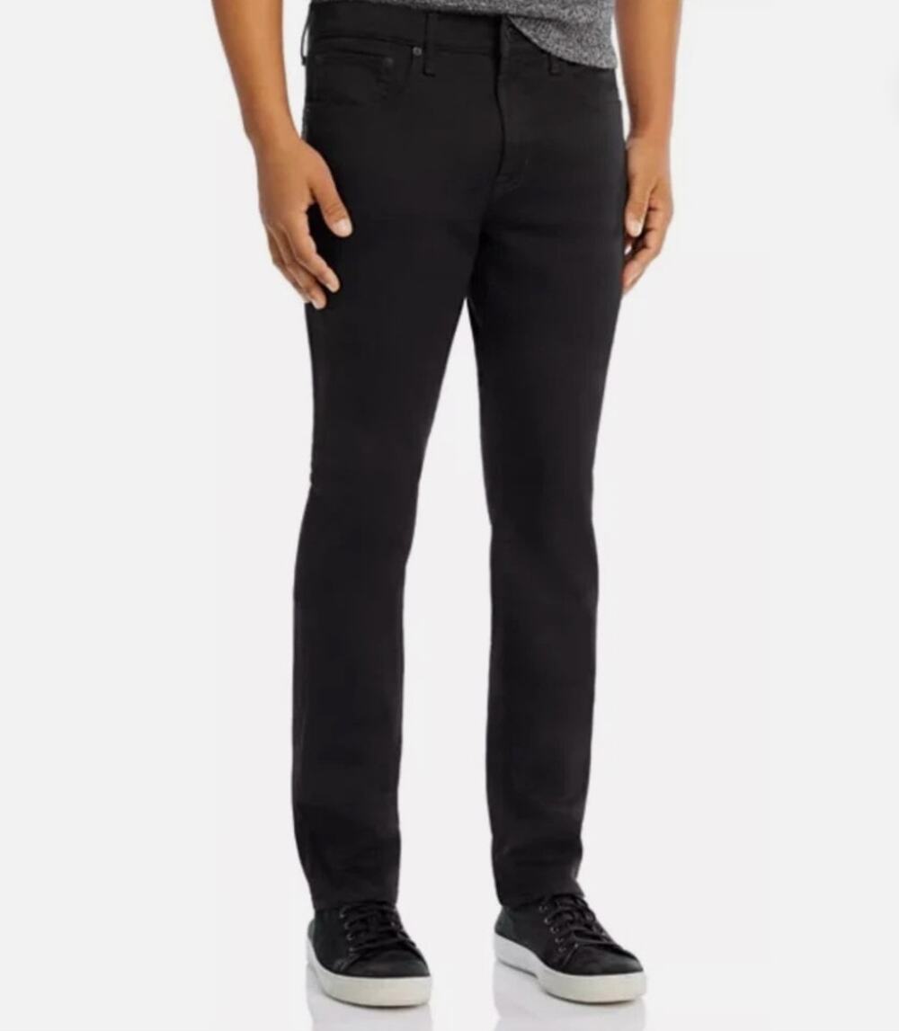 Edwin Men's Maddox Slim Jeans Coal Black Size 30 NWT Stretchy Japanese Denim